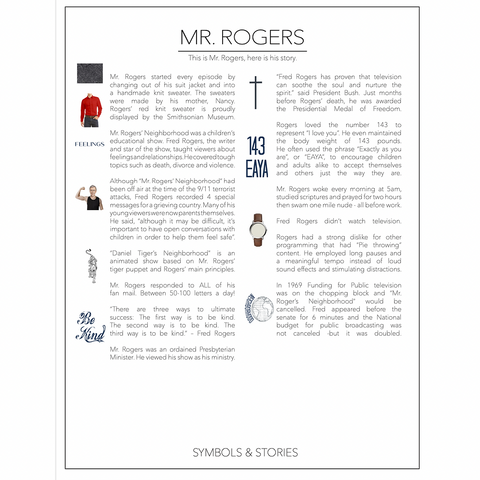 Mr. Rogers Paper Print
