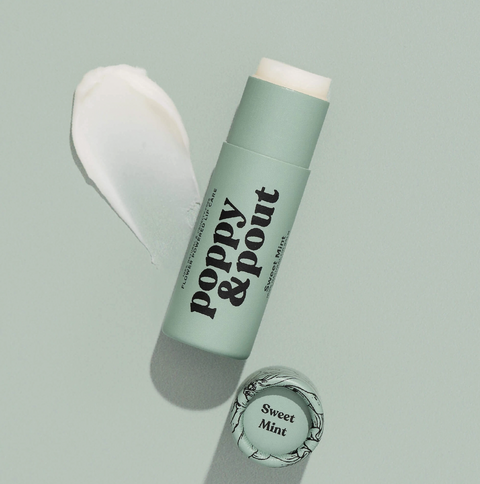 Sweet Mint Poppy & Pout Lip Balm