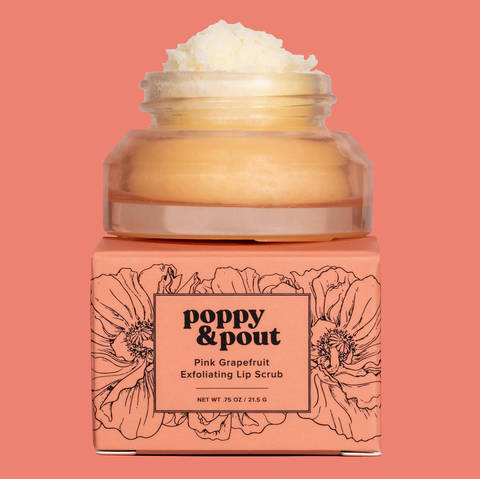 Pink Grapefruit Poppy & Pout Lip Scrub