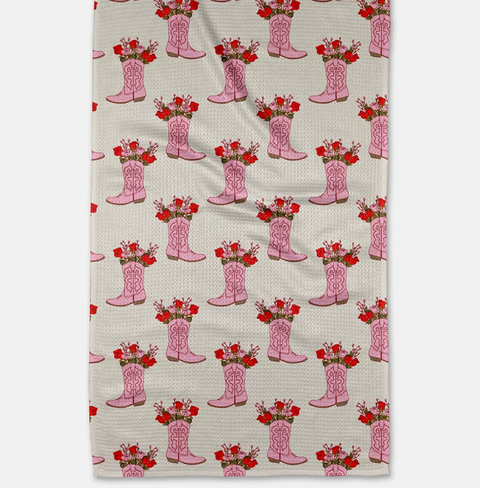 Cowgirl Boots Kitchen Towel