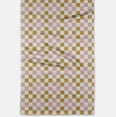 Spring Checkers Kitchen Towel