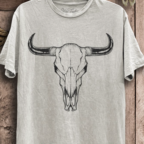 Cow Skull Graphic Tee
