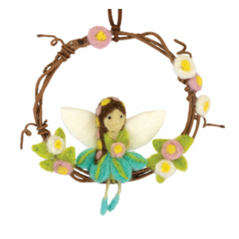 Mini Wreath: Garden Fairy