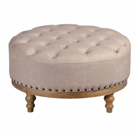 Paxton Ottoman - Mushroom