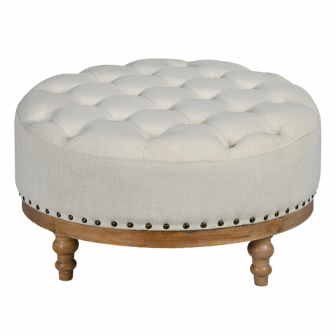 Paxton Ottoman - Talc