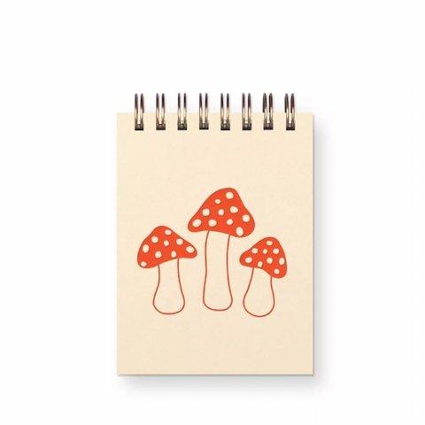 Mushroom Mini Jotter Notebook