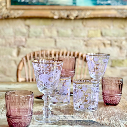 Lilac Tapestry Goblet