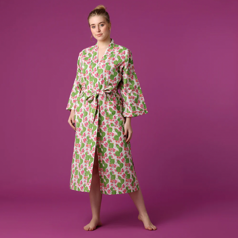 Cactus Flower Robe