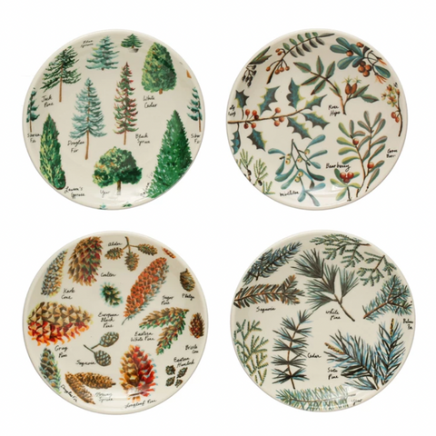 Evergreen Stoneware Plate