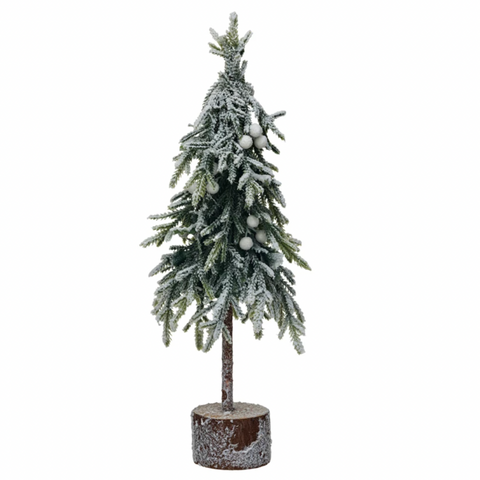 Faux Fir Snow Tree