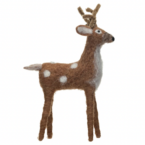 Wool Felt Standing Deer