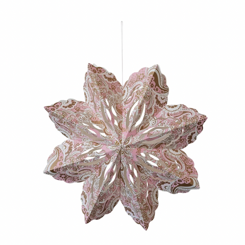 Paper Folding Snowflake