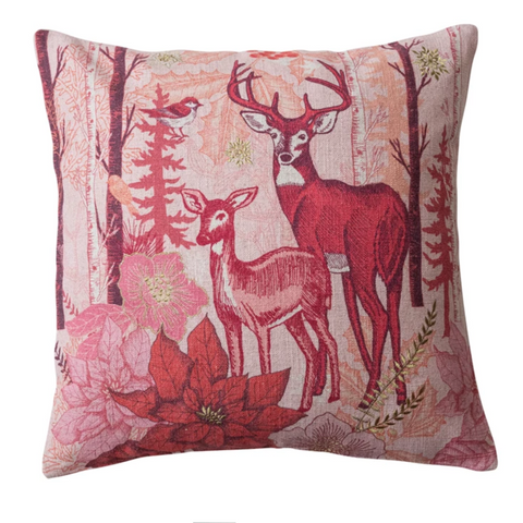 Berry Flora Fauna 20" Pillow