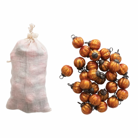 Bag of Pumpkin Ornaments