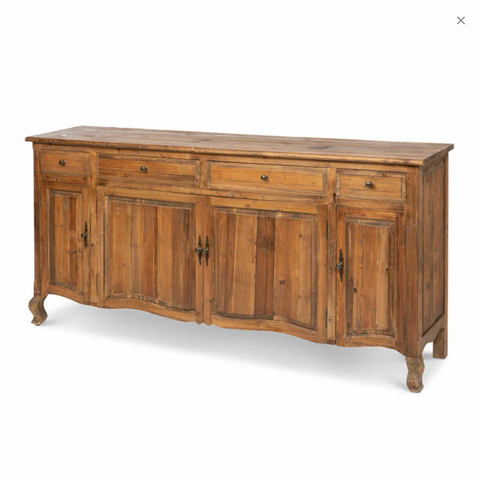 Reclaimed Pine French Country Sideboard