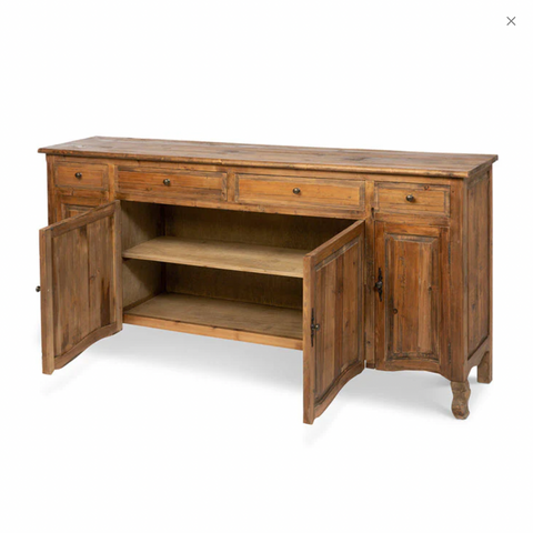 Reclaimed Pine French Country Sideboard