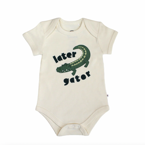 Later Gator Cotton Onesie