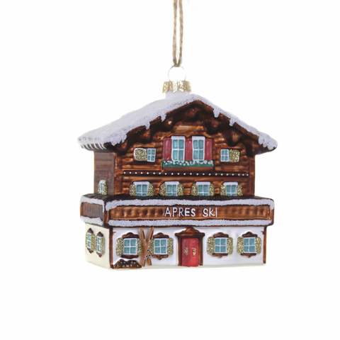 Ski Chalet Ornament
