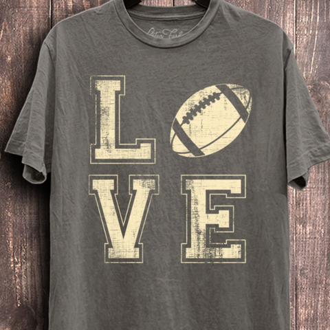 Love Football Graphic Tee