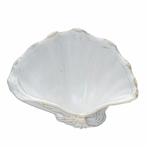 Stoneware Shell Dish