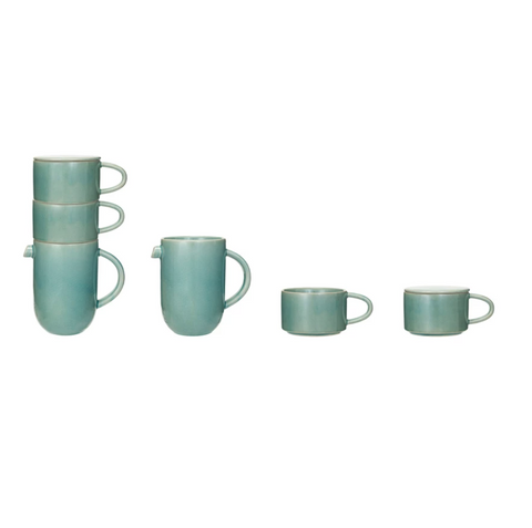 Stackable Pitcher + Mug Set