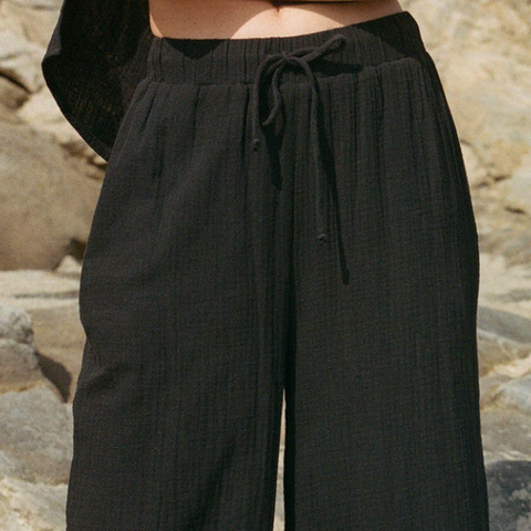 Sunrise Sail Woven Pant - Black