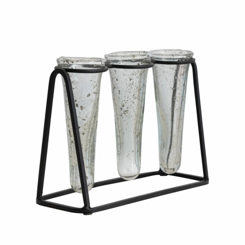 Metal Stand - 3 Vases