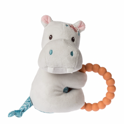 Jewel Hippo Teether Rattle