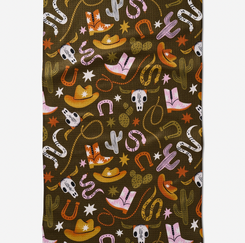 Wild Cowboy Kitchen Towel