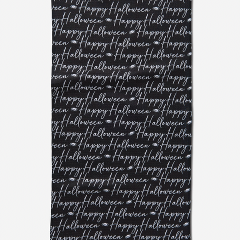 Halloween Script Bar Towel