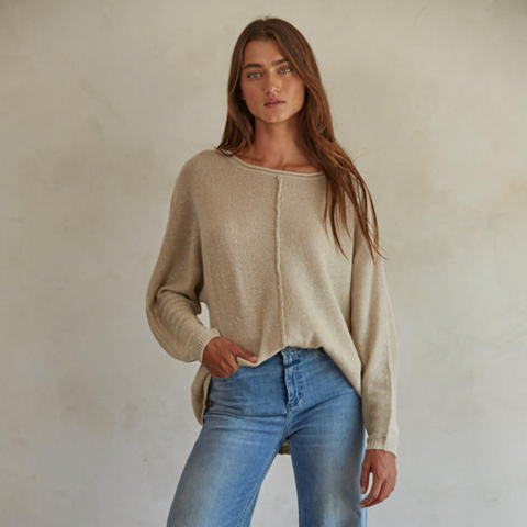 Haiden Pullover Sweater - Taupe