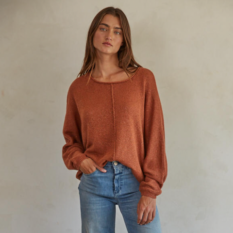 Haiden Pullover Sweater - Auburn