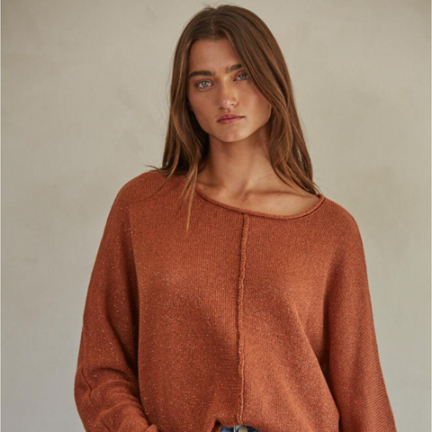 Haiden Pullover Sweater - Auburn