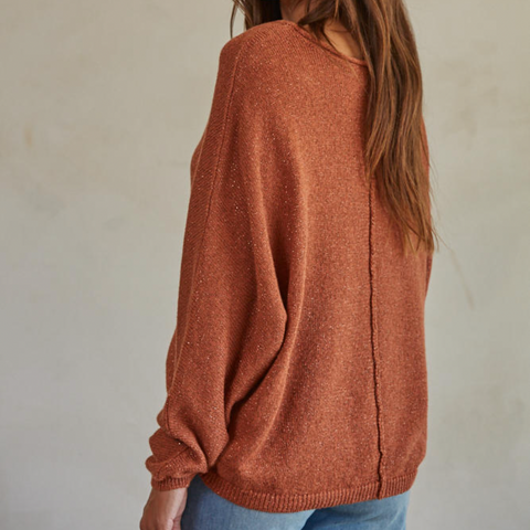 Haiden Pullover Sweater - Auburn