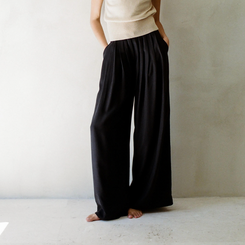 Berdux Wide Leg Pant - Black