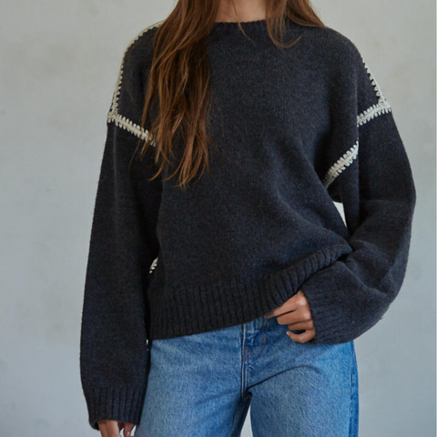 Mienna Pullover - Charcoal