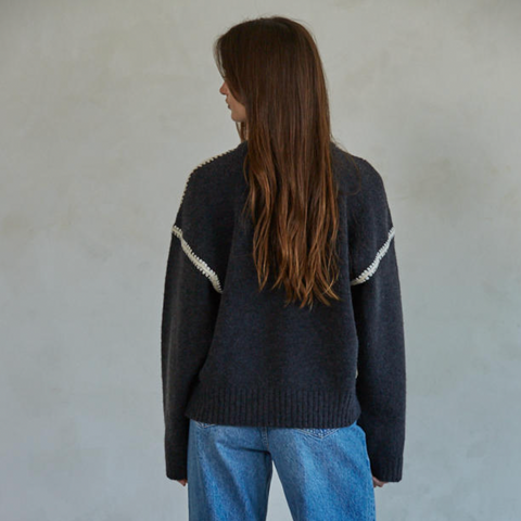 Mienna Pullover - Charcoal