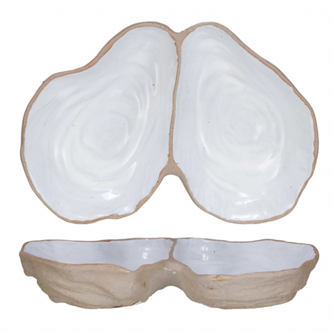 Oyster Stoneware Dish