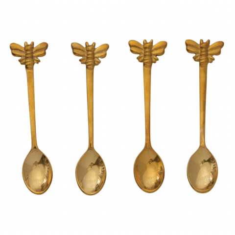 Brass Bee Spoon