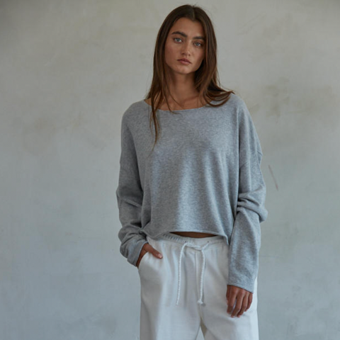 Today Sweater - Heather Grey