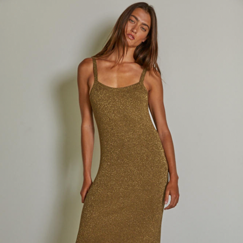 Wild Rush Dress - Bronze