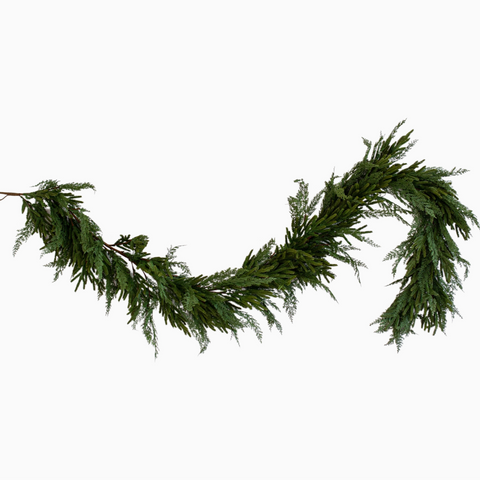 Norfolk Pine & Cyprus Garland