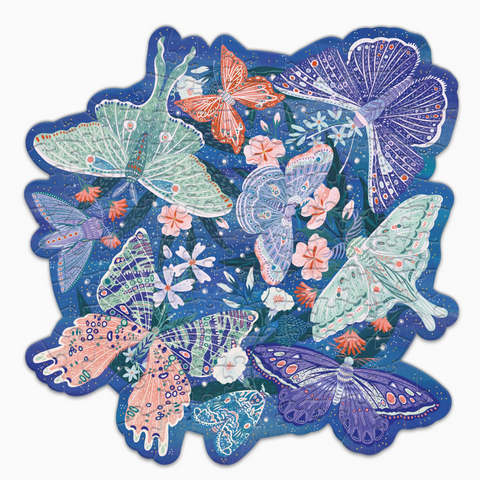 Luminous Butterflies Mini Puzzle