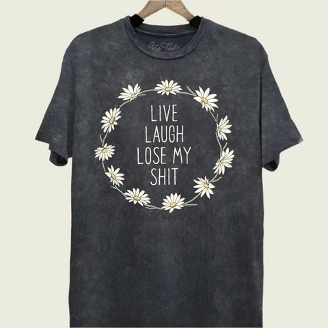 Live Love Lose Tee - Black