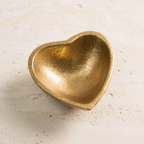 Gilded 3" Heart Bowl