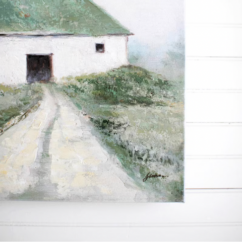 Barn Oil Painting