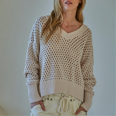 Eren Open Knit Sweater