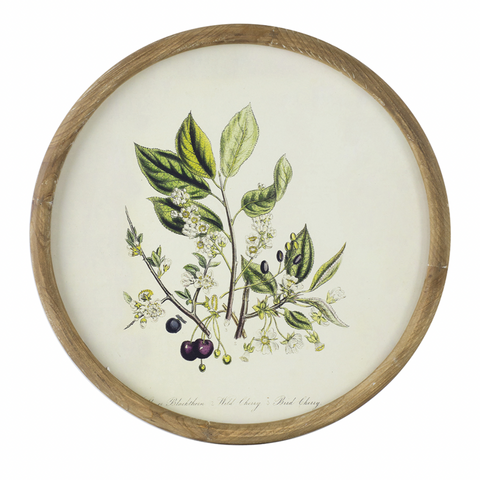 Round Flora Print