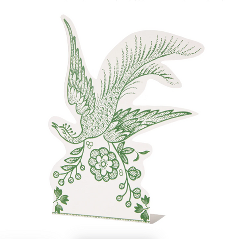 Green Asiatic Pheasants Place Card