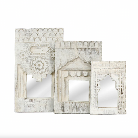 Bleached Niche Mirror